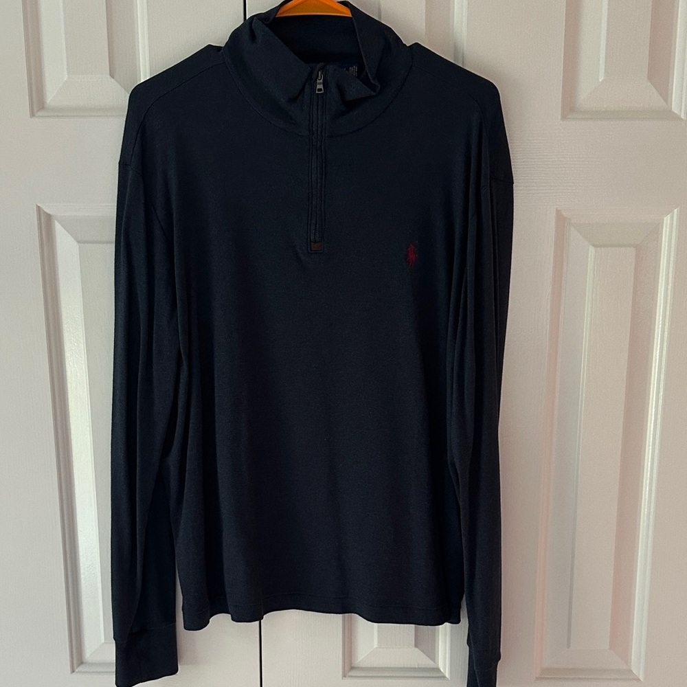 Polo by Ralph Lauren Black Zip Up Sweater
